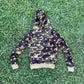 Star Print Henley Hoodie